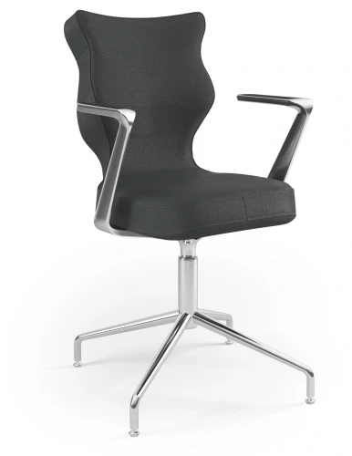 Krzesło konferencyjne ergonomiczne Burano Plus wzrost 159-188 cm aluminiowa podstawa - Vega 17