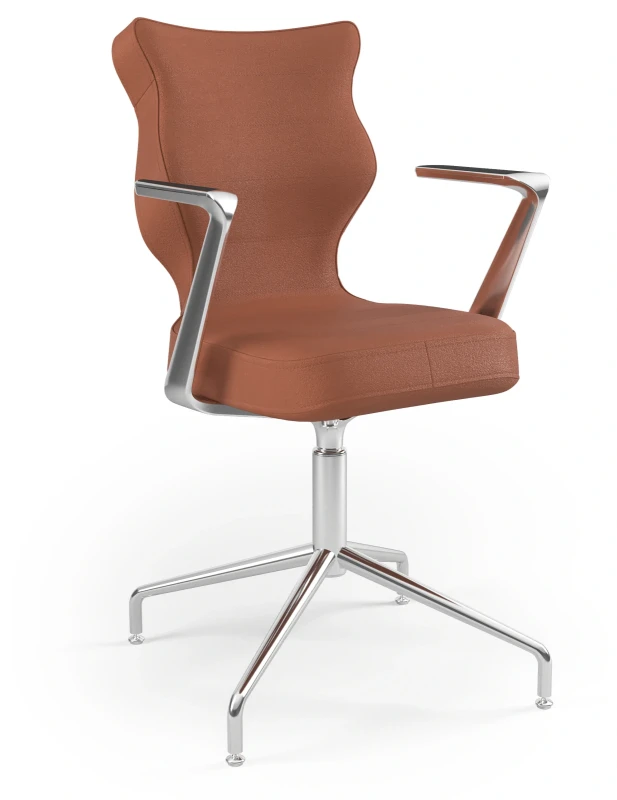 Krzesło konferencyjne ergonomiczne Burano Plus wzrost 159-188 cm aluminiowa podstawa - Vega 2