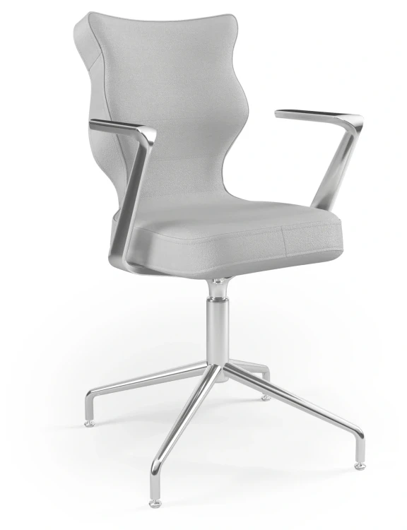 Krzesło konferencyjne ergonomiczne Burano Plus wzrost 159-188 cm aluminiowa podstawa - Vega 3
