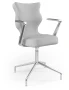 Krzesło konferencyjne ergonomiczne Burano Plus wzrost 159-188 cm aluminiowa podstawa - Vega 3
