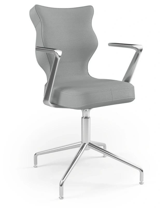 Krzesło konferencyjne ergonomiczne Burano Plus wzrost 159-188 cm aluminiowa podstawa - Vega 33