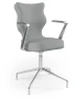 Krzesło konferencyjne ergonomiczne Burano Plus wzrost 159-188 cm aluminiowa podstawa - Vega 33
