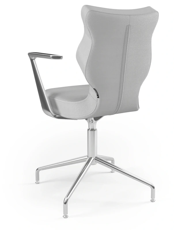 Krzesło konferencyjne ergonomiczne Burano Plus wzrost 159-188 cm aluminiowa podstawa - Vega 3