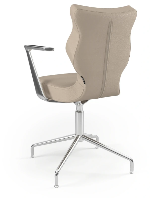 Krzesło konferencyjne ergonomiczne Burano Plus wzrost 159-188 cm aluminiowa podstawa - Vega 26