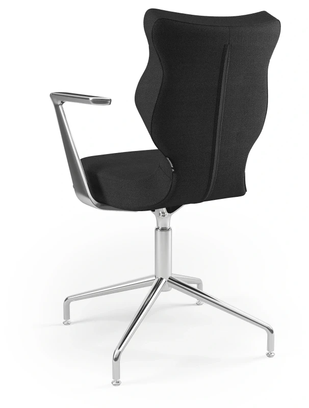 Krzesło konferencyjne ergonomiczne Burano Plus wzrost 159-188 cm aluminiowa podstawa - Solar 1