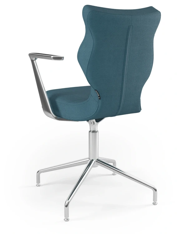 Krzesło konferencyjne ergonomiczne Burano Plus wzrost 159-188 cm aluminiowa podstawa - Solar 6