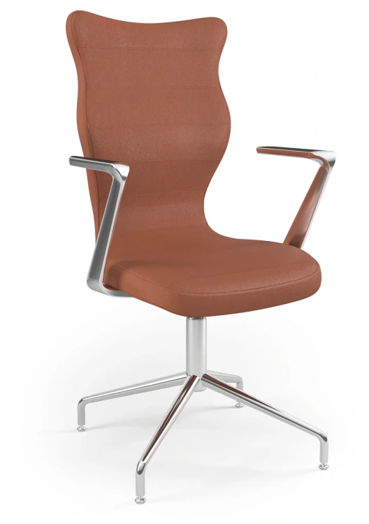 Krzesło konferencyjne ergonomiczne Burano Plus wzrost powyżej 188 cm aluminiowa podstawa - Vega 2