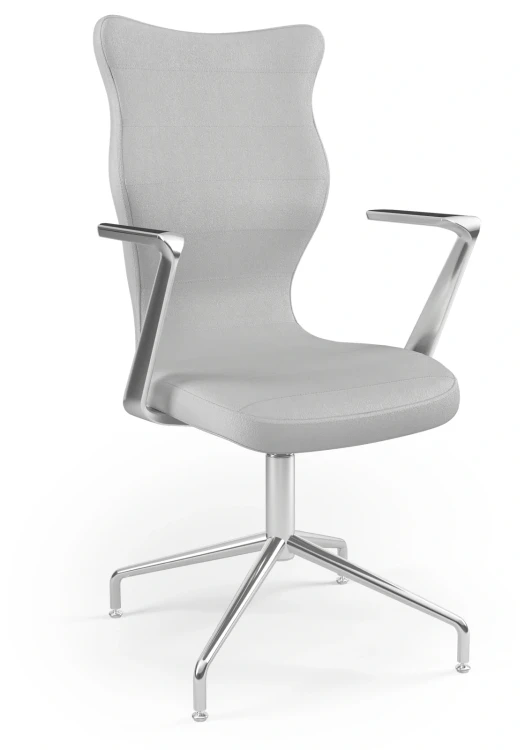 Krzesło konferencyjne ergonomiczne Burano Plus wzrost powyżej 188 cm aluminiowa podstawa - Vega 3