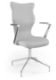 Krzesło konferencyjne ergonomiczne Burano Plus wzrost powyżej 188 cm aluminiowa podstawa - Vega 3
