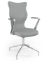 Krzesło konferencyjne ergonomiczne Burano Plus wzrost powyżej 188 cm aluminiowa podstawa - Vega 33