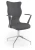 Krzesło konferencyjne ergonomiczne Burano Plus wzrost powyżej 188 cm aluminiowa podstawa - Solar 33