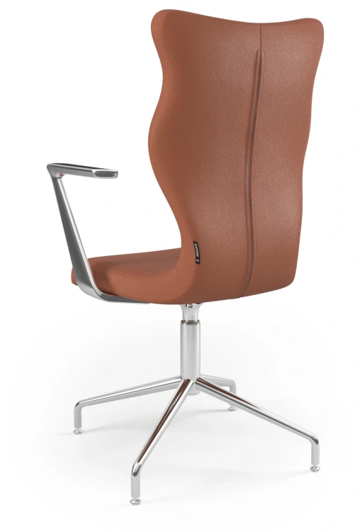 Krzesło konferencyjne ergonomiczne Burano Plus wzrost powyżej 188 cm aluminiowa podstawa - Vega 2