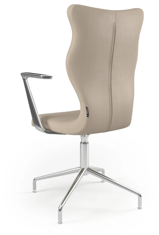 Krzesło konferencyjne ergonomiczne Burano Plus wzrost powyżej 188 cm aluminiowa podstawa - Vega 26