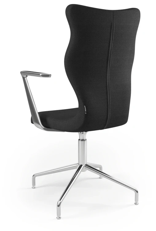 Krzesło konferencyjne ergonomiczne Burano Plus wzrost powyżej 188 cm aluminiowa podstawa - Solar 1