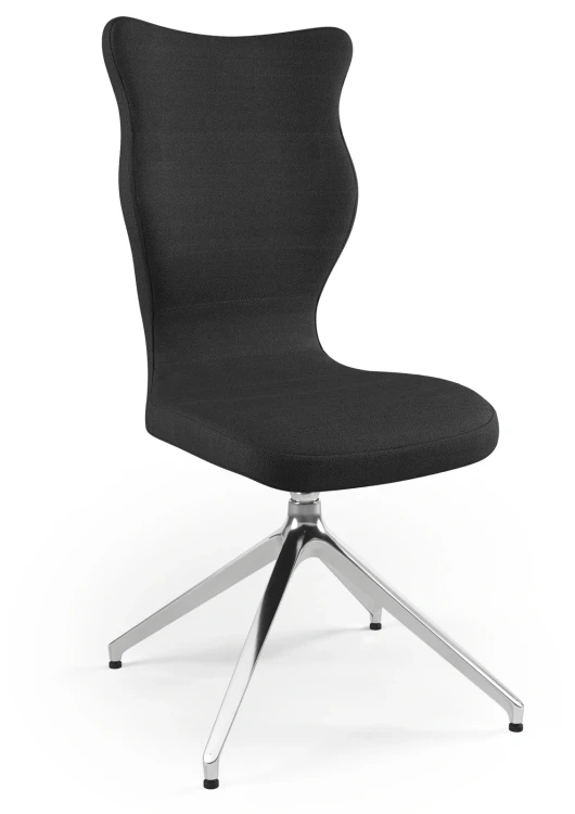 Krzesło konferencyjne obrotowe Kuma wzrost powyżej 188 cm aluminiowa podstawa - Solar 1