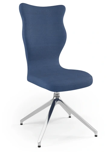 Krzesło konferencyjne obrotowe Kuma wzrost powyżej 188 cm aluminiowa podstawa