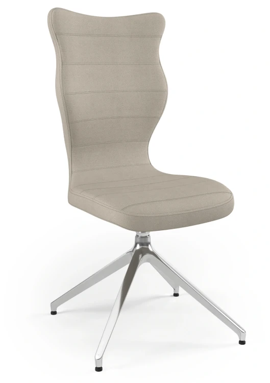 Krzesło konferencyjne obrotowe Kuma wzrost powyżej 188 cm aluminiowa podstawa - Solar 26