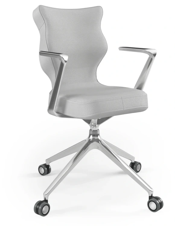 Krzesło biurowe obrotowe do biurka Kuma wzrost 159-188 cm aluminiowa podstawa kółka - Vega 3