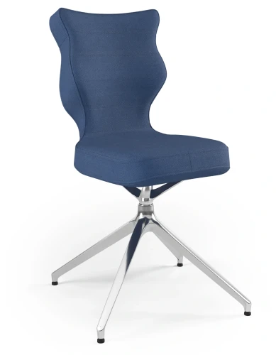 Krzesło konferencyjne obrotowe Kuma wzrost 159-188 cm aluminiowa podstawa