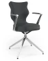 Krzesło konferencyjne obrotowe Kuma Plus wzrost 159-188 cm aluminiowa podstawa - Vega 17