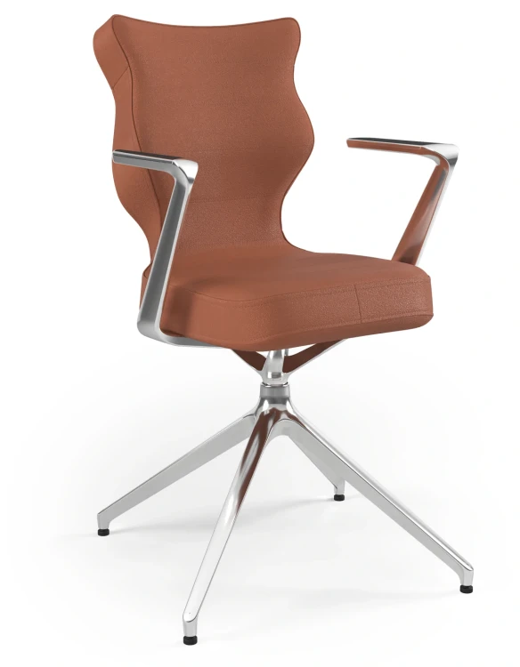 Krzesło konferencyjne obrotowe Kuma Plus wzrost 159-188 cm aluminiowa podstawa - Vega 2