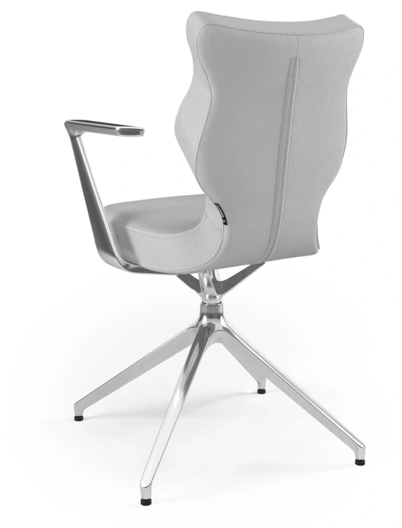 Krzesło konferencyjne obrotowe Kuma Plus wzrost 159-188 cm aluminiowa podstawa - Vega 3