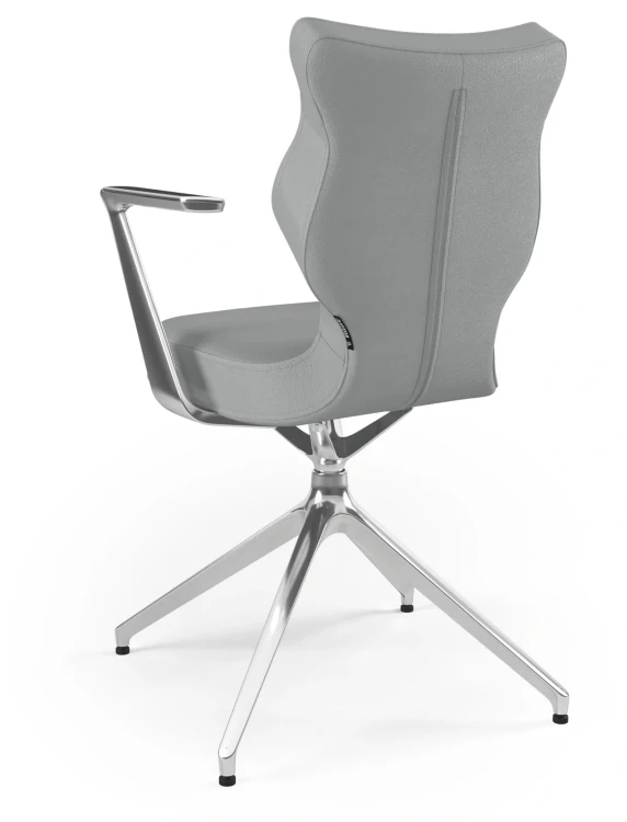 Krzesło konferencyjne obrotowe Kuma Plus wzrost 159-188 cm aluminiowa podstawa - Vega 33