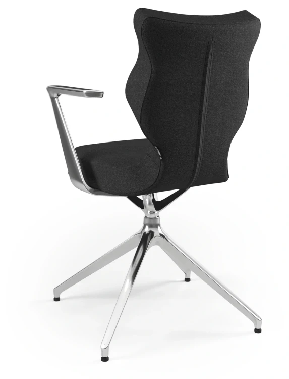 Krzesło konferencyjne obrotowe Kuma Plus wzrost 159-188 cm aluminiowa podstawa - Solar 1