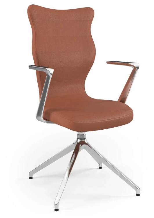 Krzesło konferencyjne obrotowe Kuma Plus wzrost powyżej 188 cm aluminiowa podstawa - Vega 2