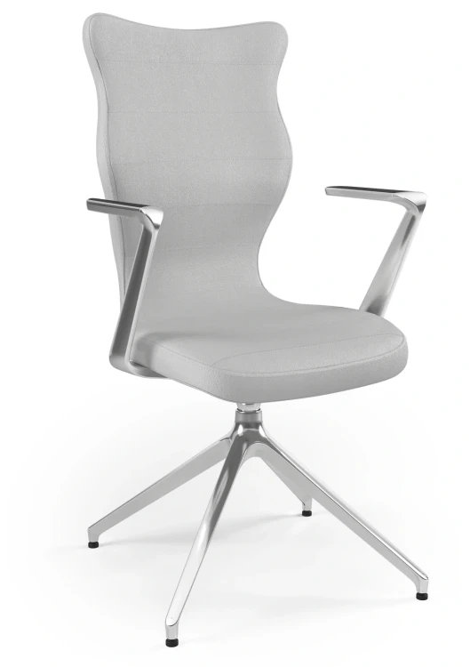 Krzesło konferencyjne obrotowe Kuma Plus wzrost powyżej 188 cm aluminiowa podstawa - Vega 3
