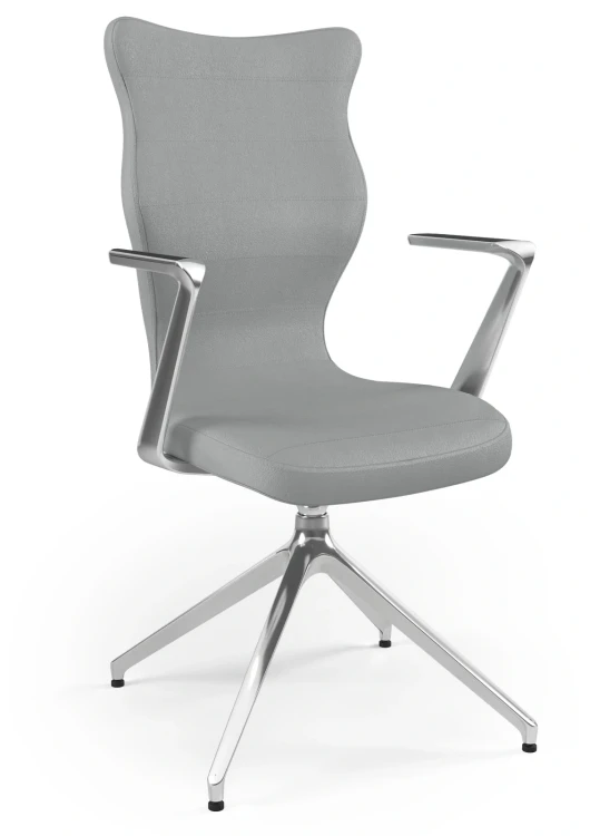 Krzesło konferencyjne obrotowe Kuma Plus wzrost powyżej 188 cm aluminiowa podstawa - Vega 33