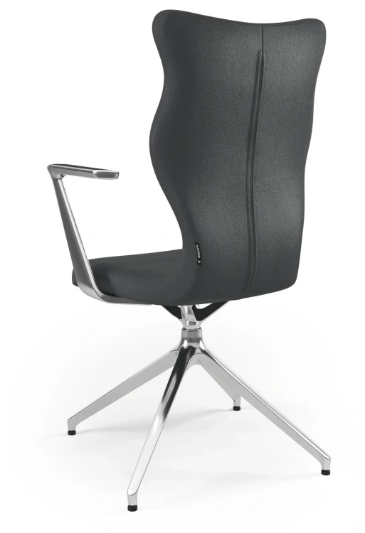 Krzesło konferencyjne obrotowe Kuma Plus wzrost powyżej 188 cm aluminiowa podstawa - Vega 17
