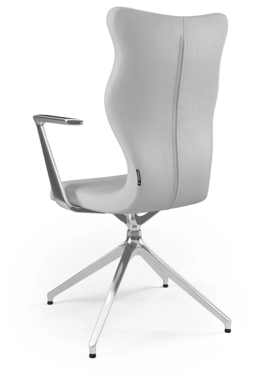 Krzesło konferencyjne obrotowe Kuma Plus wzrost powyżej 188 cm aluminiowa podstawa - Vega 3