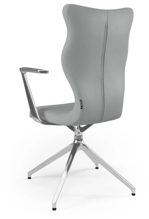 Krzesło konferencyjne obrotowe Kuma Plus wzrost powyżej 188 cm aluminiowa podstawa - Vega 33