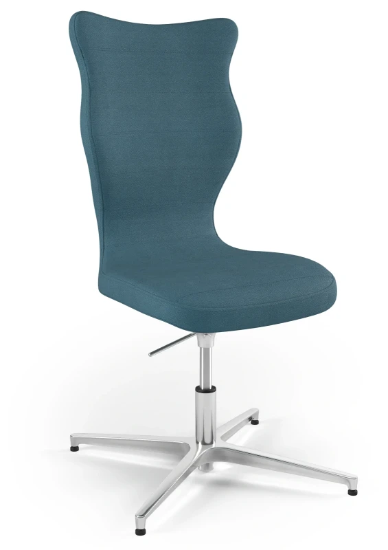 Krzesło konferencyjne obrotowe Kylie wzrost powyżej 188 cm aluminiowa podstawa - Solar 6