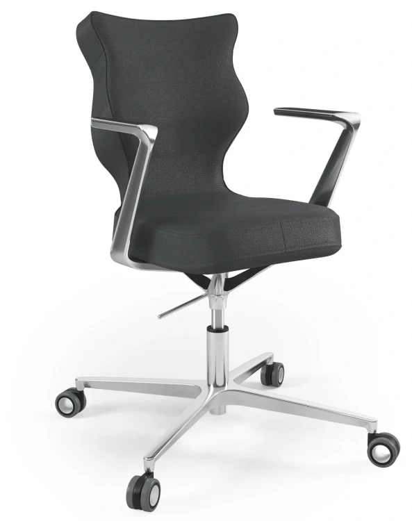 Krzesło biurowe obrotowe do biurka Kylie Plus wzrost 159-188 cm aluminiowa podstawa kółka - Vega 17