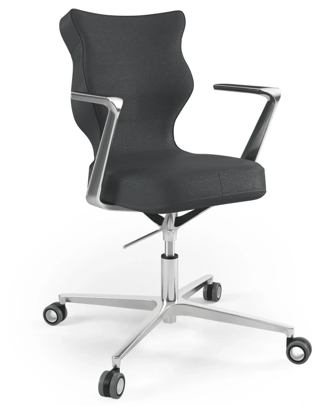 Krzesło biurowe obrotowe do biurka Kylie Plus wzrost 159-188 cm aluminiowa podstawa kółka - Vega 17