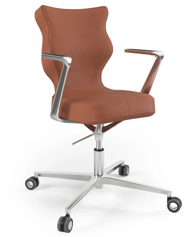 Krzesło biurowe obrotowe do biurka Kylie Plus wzrost 159-188 cm aluminiowa podstawa kółka - Vega 2