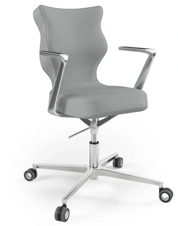 Krzesło biurowe obrotowe do biurka Kylie Plus wzrost 159-188 cm aluminiowa podstawa kółka - Vega 33