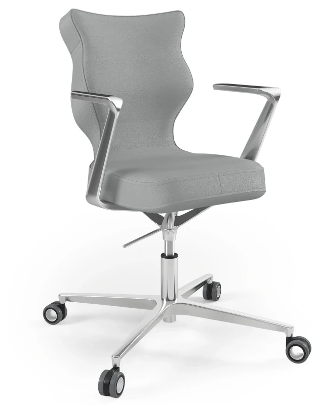 Krzesło biurowe obrotowe do biurka Kylie Plus wzrost 159-188 cm aluminiowa podstawa kółka - Vega 33