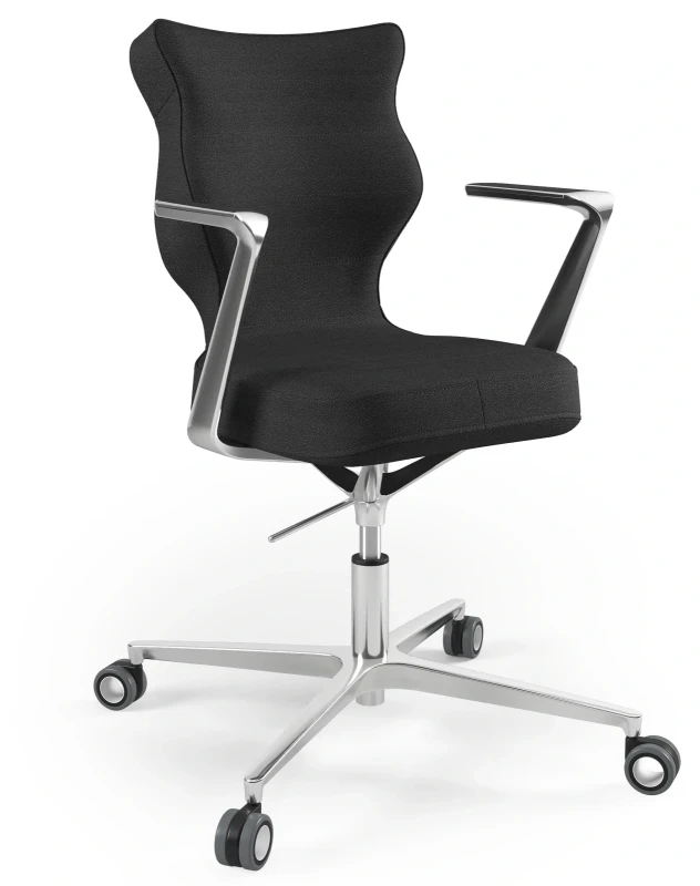 Krzesło biurowe obrotowe do biurka Kylie Plus wzrost 159-188 cm aluminiowa podstawa kółka - Solar 1