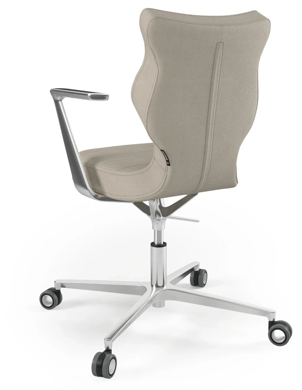 Krzesło biurowe obrotowe do biurka Kylie Plus wzrost 159-188 cm aluminiowa podstawa kółka - Solar 26