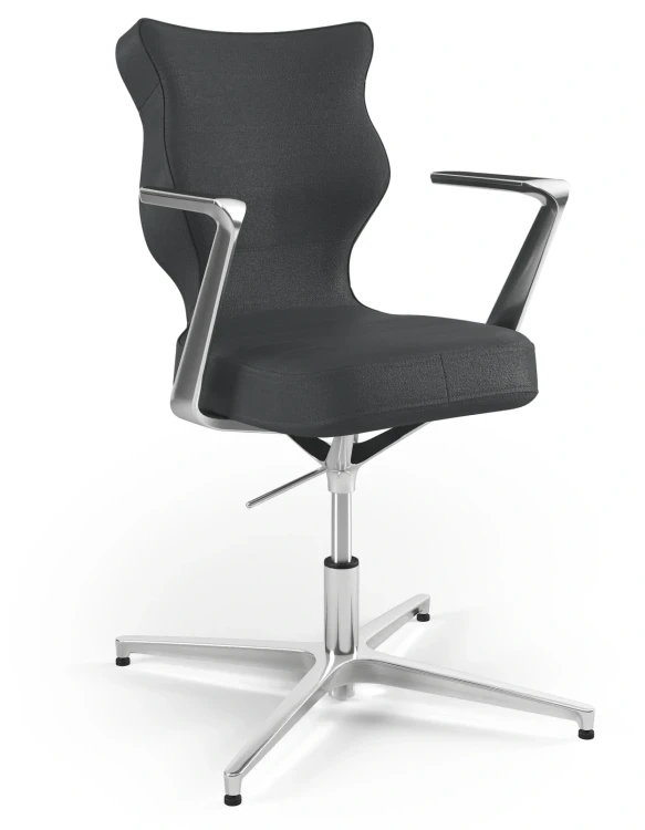 Krzesło konferencyjne obrotowe Kylie Plus wzrost 159-188 cm aluminiowa podstawa - Vega 17