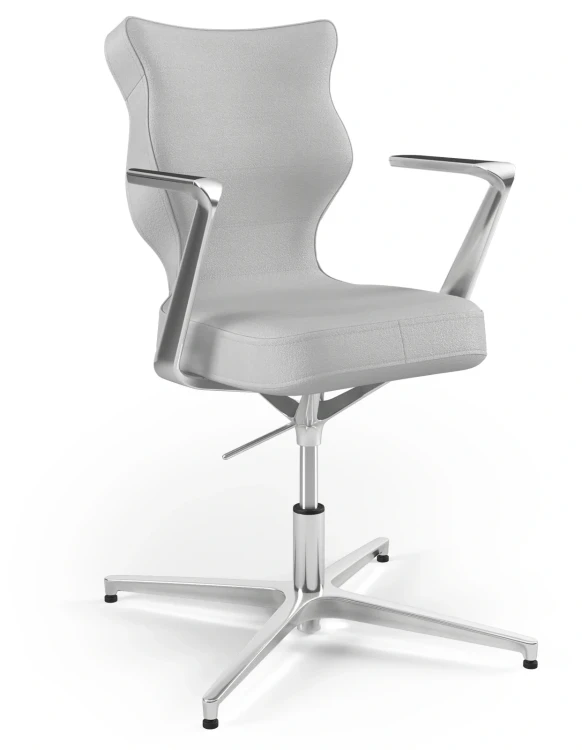 Krzesło konferencyjne obrotowe Kylie Plus wzrost 159-188 cm aluminiowa podstawa - Vega 3