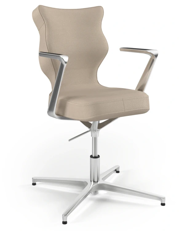 Krzesło konferencyjne obrotowe Kylie Plus wzrost 159-188 cm aluminiowa podstawa - Vega 26