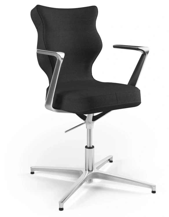 Krzesło konferencyjne obrotowe Kylie Plus wzrost 159-188 cm aluminiowa podstawa - Solar 1