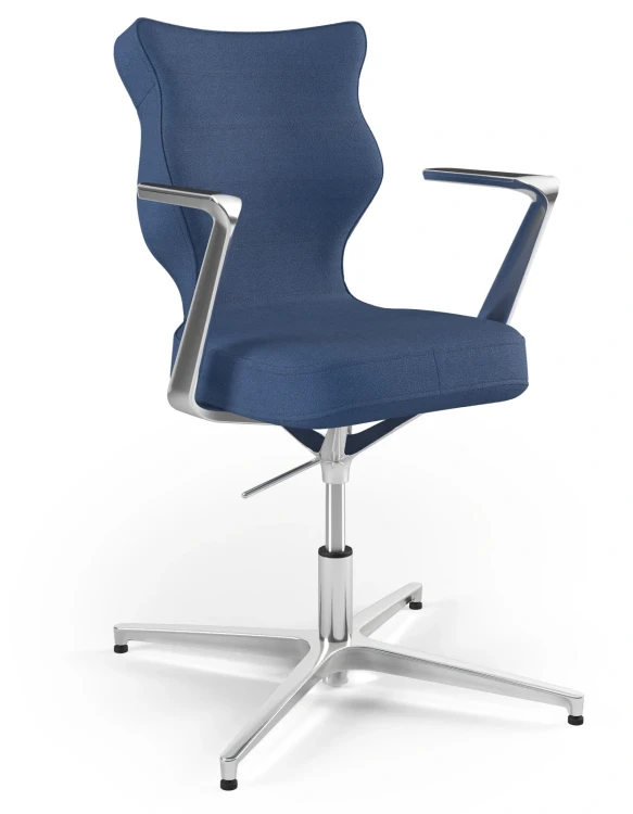 Krzesło konferencyjne obrotowe Kylie Plus wzrost 159-188 cm aluminiowa podstawa - Solar 24