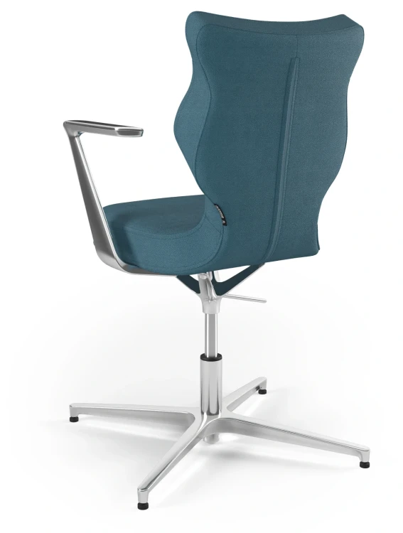 Krzesło konferencyjne obrotowe Kylie Plus wzrost 159-188 cm aluminiowa podstawa - Solar 6