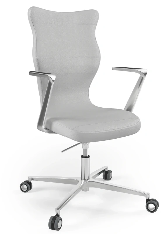 Krzesło biurowe obrotowe do biurka Kylie Plus wzrost powyżej 188 cm aluminiowa podstawa kółka - Vega 3