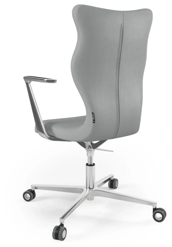 Krzesło biurowe obrotowe do biurka Kylie Plus wzrost powyżej 188 cm aluminiowa podstawa kółka - Vega 33